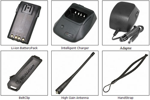 Wouxun KG-UVD6P Supplied accessories Wouxun KG-UVD6P Supplied accessories