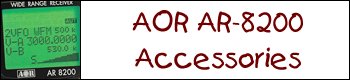 AOR AR-8200 Accessories