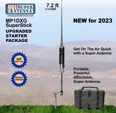Super Antenna MP1DXG HF Portable Antenna with Ground Mount ham