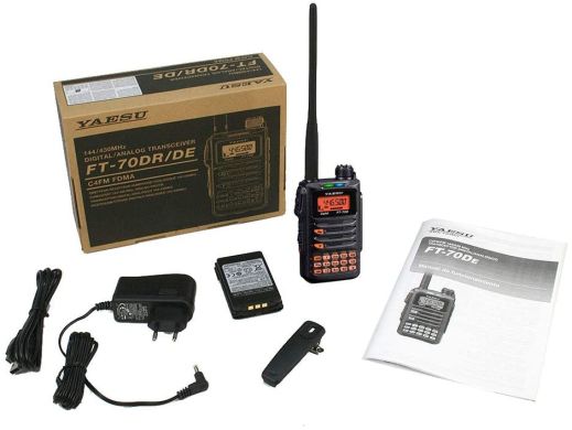 中古品】FT-70D （FT70D) 程度【C】附属品【箱/充電器/バッテリー/アンテナ/ベルトクリップ/取扱説明書/USBケーブル】備考【新スプリアス】初回価格から20%OFF！  | CQオーム