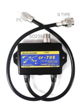 COMET CF-706N DUPLEXER 1.3-57/75-550MHz W/MJ-MP/NP Comet