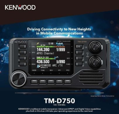 Kenwood TM-D750E Digital Triband Mobile Transceiver (DEPOSIT)