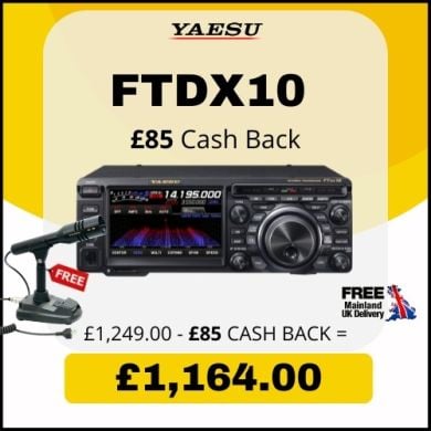 YAESU FTDX-10(100w) フルセット 楽天市場】FTDX10シリーズとM-100とSPS-10セット YAESU HF/50MHz帯