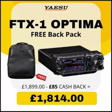 【新品】YAESU FTX-1 optima HF/VHF/UHF 10/50W FTX-1 Optima - 100W HF/50MHZ VHF UHF SDR Transceiver
