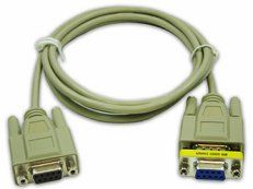 DB9F to DB9M Serial Extension Cable