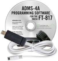 ADMS-4A Programming Software and USB-62 cable for the Yaesu FT-817