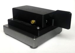Black Single Paddle Morse Code Key With Base - CW-38-880-S