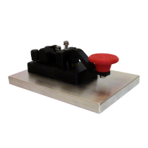 Black-Red Mini Morse Code Camel Back Key CW-27-811-A
