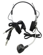 B-STOCK - BM-10-IC- LIGHTWEIGHT DUAL HEADSET BOOM MICROPHONE WITH ICOM AD-1-iC CABLE AND INSERT
