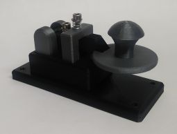 Lightweight Grey Navy Style Micro Morse Code Key