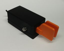 orange Pocket Double Paddle Morse Code Key