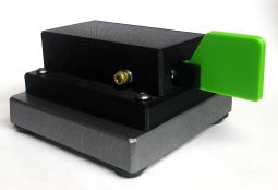 Neon Green Single Paddle Morse Code Key With Base