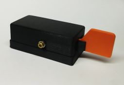 Orange Pocket Single Paddle Morse Code Key