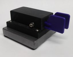 Purple Double Paddle Morse Code Key With Base