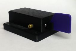 Purple Lightweight Single Paddle Morse Code Key