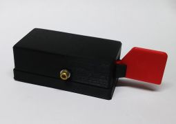 Red Pocket Single Paddle Morse Code Key