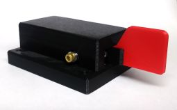 Red Lightweight Single Paddle Morse Code Key
