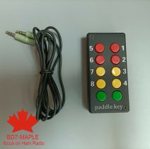 External keypad with button paddle key For IC-705