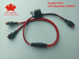 16AWG 1-2 power splitter distribution cable fits Anderson Powerpole connector