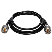 RG58 Cable with UHF Male to UHF PL259 Male Coax Cable (10 Meters)