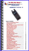 Nifty Kenwood TH-D74  Mini Manual