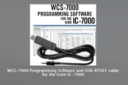 WCS-7000 Programming Software and USB-RTS01 cable for the Icom IC-7000