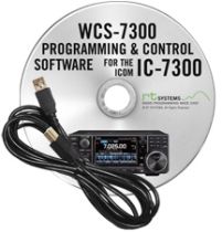 WCS-7300 Programming Software and RT-42 USB-A to USB-B cable for the ICOM IC-7300