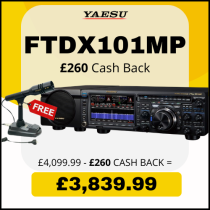 Yaesu FTdx101MP 200W HF/6m Base - £85 CASH BACK! Free m-70 mic