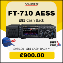 Yaesu FT-710 AESS HF/70MHZ/50MHz SDR Transceiver - £85 Cashback plus Free Hat and UK Shipping!
