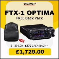 Yaesu FTX-1 Optima - 100W Yaesu HF/6M 50W 4M/2M/70cm SDR Transceiver - FREE BackPack & £170 Cashback!