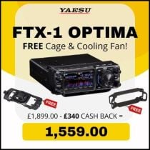 Yaesu FTX-1 Optima - 100W All-Band All-Mode SDR Transceiver + Free Guard & Fan + £340 Cashback