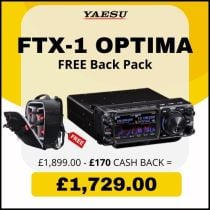 Yaesu FTX-1 Optima - 100W Yaesu HF/6M 50W 4M/2M/70cm SDR Transceiver - FREE BackPack & £170 Cashback
