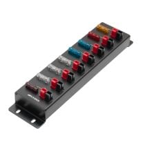 AP-8s Powerpole Power Splitter one - in and seven out with screw mount