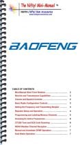 Nifty Mini Manuals for Baofeng Radios