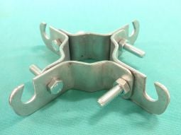 4 Way Guy Clamp (With Hooks) - BE614