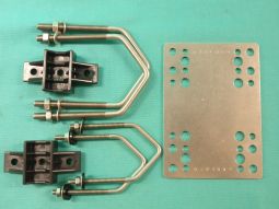 2" x 3" Crossover or Inline Mounting & 2 x 3" Saddles T316 Stainless Steel