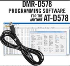 DMR-D578 Programming Software and cable for Anytone AT-D578 radio
