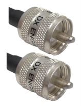 DX Engineering RG-8X PL-259 Low-Loss 50-ohm Coax Cable Assemblies DXE-8XDX075