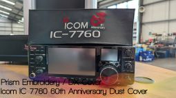 Icom 7760 Head Unit Plus RF DECK Dust Cover 60th Anniversary