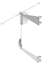 DXE-AOKC-17M 17 meter coverage to the Hustler BTV series