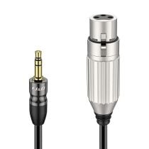 FlexRadio 3.5mm Stereo Jack to 3-Pin XLR for Heil Studio Microphones
