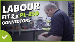 2 x PL-259 Connector Fitting for Ultraflex 10 Patch Cable