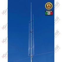 Grazioli MV6 6 Band (20m-6m) 1/4 Wave Ground Plane Vertical Antenna