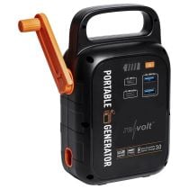 Multifunction Portable Power Supply — Hand-Crank Emergency Power Station