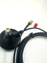 Mini Mag Mount Base Connectors : SMA MALE Cable Connector : SMA FEMALE Cable : RG-174 3m