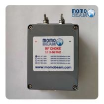 Momobeam 1:1 Current Balun / RF Choke - 3-50MHz - 1x SO239 to 2x Screw Terminals