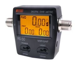 Nissei RS-50 SWR 120W Power Meter VHF 140-150mHz / UHF 430-450mHz