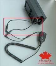 MIC adapter cable for ICOM 705 IC-705 SDR HF transceiver