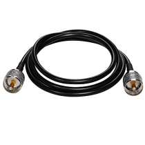 RG58 Patch Cable with UHF Male to UHF PL259 Male Coax Cable (10 Meters)