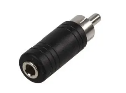 3.5mm Stereo Socket To RCA Phono Plug Adaptor for connecting PTT to a Flex radio
